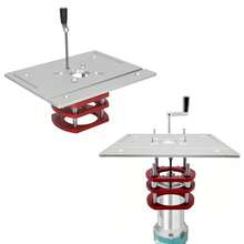 24x20cm Router Lifting Kit With Plate, Flip Board Trimming Machine For Woodworking, Trimming, Beveling, And Engraving - Silvery - View 8