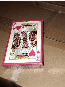 Naipes para fiestas y reuniones, adecuados para juegos de mesa con amigos - Rojo - Ver 7