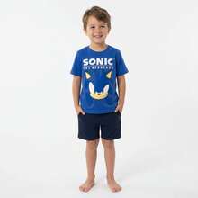 Cerdá Sonic Áo thun ngắn tay  cho bé trai và bé gái - Áo thun  trẻ em thoải mái, nhẹ và thoáng khí, trang phục thường ngày lý tưởng cho mùa hè ⚫ Miễn phí vận chuyển ✅ Giao hàng 24/48 giờ đến Tây Ban Nha (Bán đảo) - Azul Oscuro - Xem 4