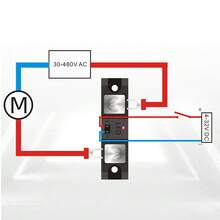 BEM Solid State Relay DC Control AC 4‑32VDC Input Industrial Grade Electrical SuppliesH1100Z - Negro - Ver 4