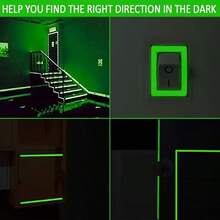 Glow-In-The-Dark Luminous Tape, Self-Luminous Glow Adhesive Tape, Anti-Slip Decorative Tape Suitable For Stairs, Stage, Warning Markers - Green - View 9