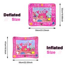 Premium Pink Inflatable Water Play Mat For Babies, Toddler Water Mat, Perfect Fun Toy - Pink - View 6