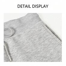 Minifalda informal para mujer, con cordón, cintura alta, estilo deportivo - Champán - Ver 3
