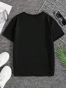 Plus Size Women's T-Shirt - Zebra & Leopard Animal Print Heart Design, Casual Round Neck Short Sleeve Top, Machine Washable All-Season Comfort Fit, Ladies T Shirts,  Sweatshirt, Soft Fabricplayeras de mujer - Negro - Ver 8