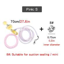 Adjustable Parrot Leash With Foot Ring, 70cm/140cm Anti-Escape Bird Harness Chest Strap, Lightweight Outdoor Flight Training Rope Suitable For Parrots, Cockatoos, Parakeets, Lovebirds, Small Pet Birds - View 13