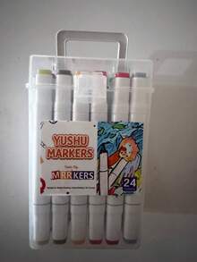 Marker Pen Set, Student Watercolor Pens, Painting & Graffiti Pens, Alcohol-Based Dual-Tip Boxed Markers, Dual-Tip PVC Handbag Boxed, Water-Based Ink Brush Pens - Sets - View 13