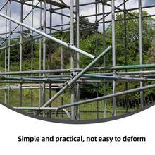 50 Pieces, 180° Rotating Scaffold Connectors, Galvanized Fixing Pins, Scaffold Connector Pins For Modular Assembly Of Structures - A - View 3