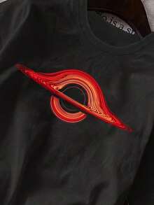 Esta camiseta de mujer presenta un diseño de agujero negro, mangas cortas, cuello redondo y un estilo informal, lo que la convierte en una opción ideal para la primavera y el verano. flash oferta.Artículos de moda y supers Recomendado por mucha gente Muy buena calidad YHXF - Negro - Ver 3