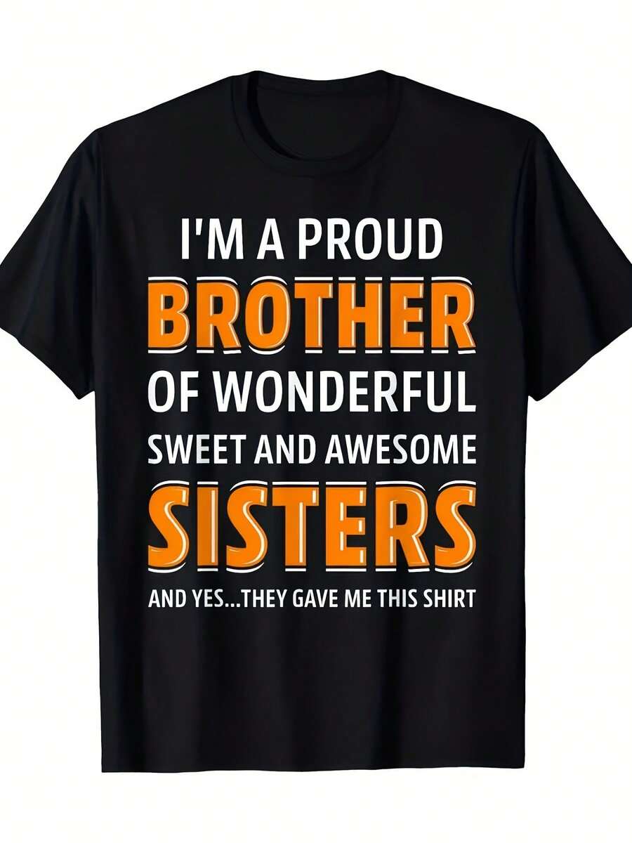 Summer I Am A Proud - Summer Round Neck Short Sleeve T-Shirt - Men's Family T-Shirt - Funny Gift - Regular Fit - Comfortable Stretch Fabric - Wearable In All Seasons - Loose And Comfortable Fit. - Back - View 1