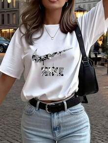 Women T-Shirts - White - View 6