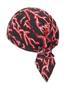 1pc Breathable Skull Bandana Headwear, Pirate Hat Liner For Men Motorcycle Riding - Multicolor - View 8