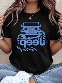 Women T-Shirts - Black - View 8