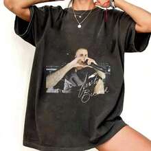 Camiseta Vintage con el Símbolo del Corazón de  SWAG 2026, Camiseta de Música Retro, Camiseta de la Gira 2026, Camiseta Retro Vintage de los 90 de Bieber, Camiseta Gráfica, Estampado de Música de Estrella Pop, Camiseta Y2K de Bieber, Unisex. Camiseta con Temática de Álbum, Nueva para Hombres y Mujeres, 100% Algodón, Estampado de Retrato Distintivo, Cuello Redondo, Manga Corta, Estilo Urbano, Transpirable, Suave, Camiseta Unisex para Salidas de Verano, Uso Diario Casual para Fans de JB EWRQ - Negro - Ver 7