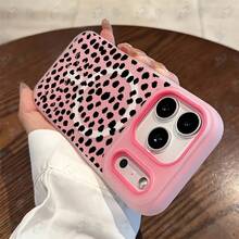 Funda para teléfono: Funda para  17, 15, 15 Plus, 15 Pro, 16, 16 Plus, 16 Pro, 16e, 16 Pro, 17 Pro, 17 Air, 17 ProMax, 14. A prueba de golpes, doble capa, imitación de gelatina, magnética, con purpurina, ultrafina, con estampado creativo de lunares.Adecuado para varios modelos de  17, 16, 15, 14, 13, 12, 11, Plus, Air, Pro Max - Morado claro - Ver 7