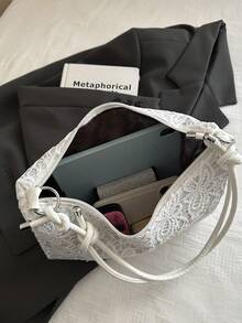 Nuevo Bolso de Hombro Versátil de Verano para Mujer, Ideal para Viajes Diarios y Uso Casual - Blanco - Ver 9