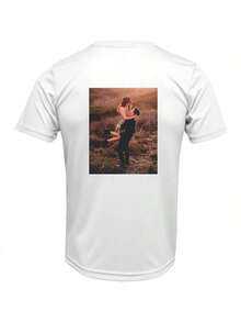PB TECH Personalised Unisex Stag T-Shirt - Customised Image/Picture/Photo/Text - Black - View 10