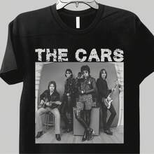 The Cars 80s Retro T-Shirt Classic New Wave Synth-Pop Graphic Tee - Back 7 - View 6