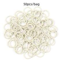 50pcs Iron Colored Closed Jump Rings, Macaroon Color Open Rings, Handmade Jewelry Accessories Flat Open Connectors, DIY Jewelry Making Linking Rings - Single-loop Opening - View 9