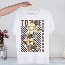 Camiseta Madoka Magica Puella Magi M1en R Washed Tops T1EEs HarA1Juku Tshirt Streetwear Hip Hop Camisetas para hombre Camiseta de manga corta de algodón puro de 220 g para hombres y mujeres, tejido grueso, resistente a las arrugas y que no se deforma fácilmente. Estilo sencillo y versátil, ligero y transpirable, perfecto para ir al trabajo, viajar, acampar, ir de compras y el tiempo libre diario. - Blanco - Ver 1