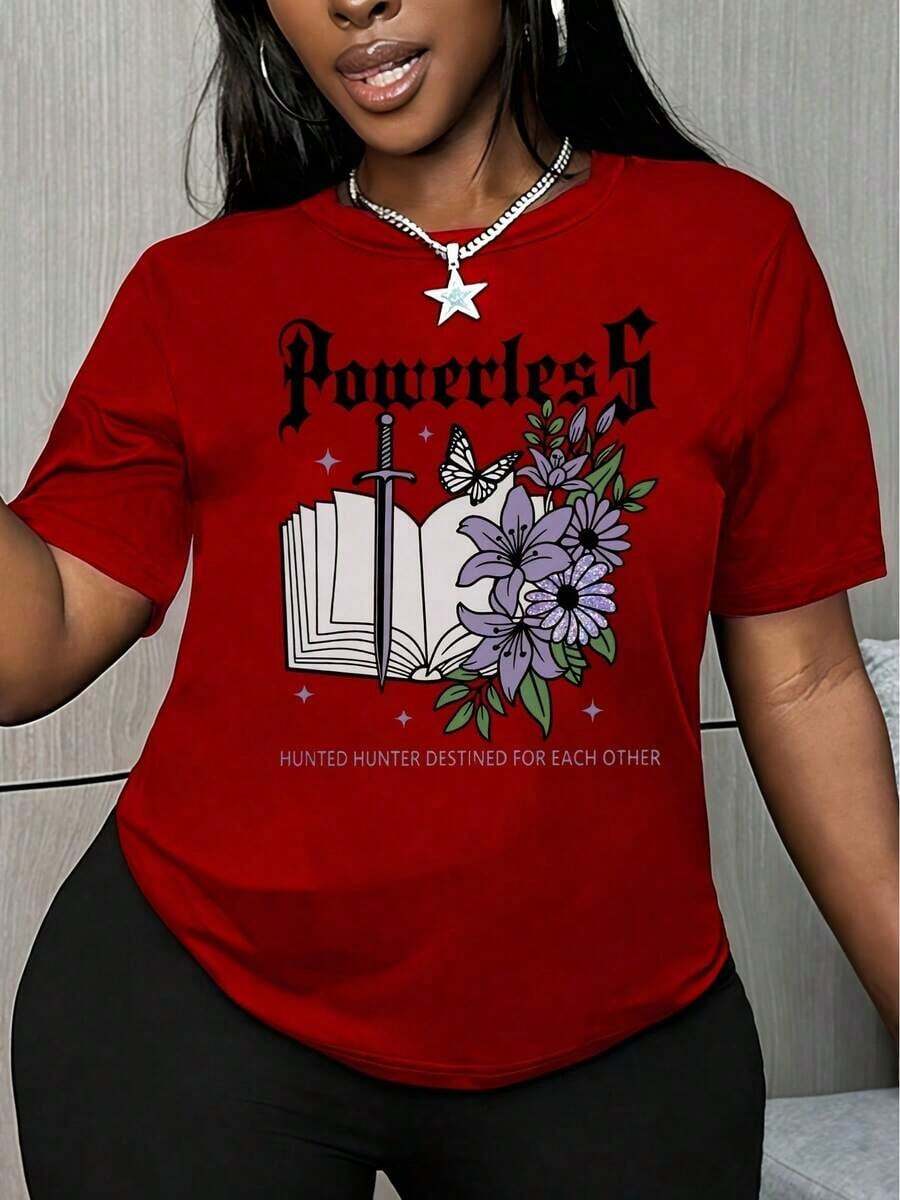 MujeresManga cortaSuperiorInmásculinoNovelaEspadaYFlorVintageArteImprimirRedondoCuelloMáquinaLavableCómodoSuaveTranspirableAdecuadoParaPrimaveraVerano,OtoñoNuevoRecomendadoSueltoInformalModaDesplazamientos diariosDiarioSimpleAdecuadoParaAmigoReunionesFestividades,EventosAmistadConjuntos de ropaVacacionesRegalos,VersátilMujeresSuperiorS-XXLCamiseta fresca de verano, estilo unisexCamiseta fresca de verano, estilo unisex - Rojo - Ver 1