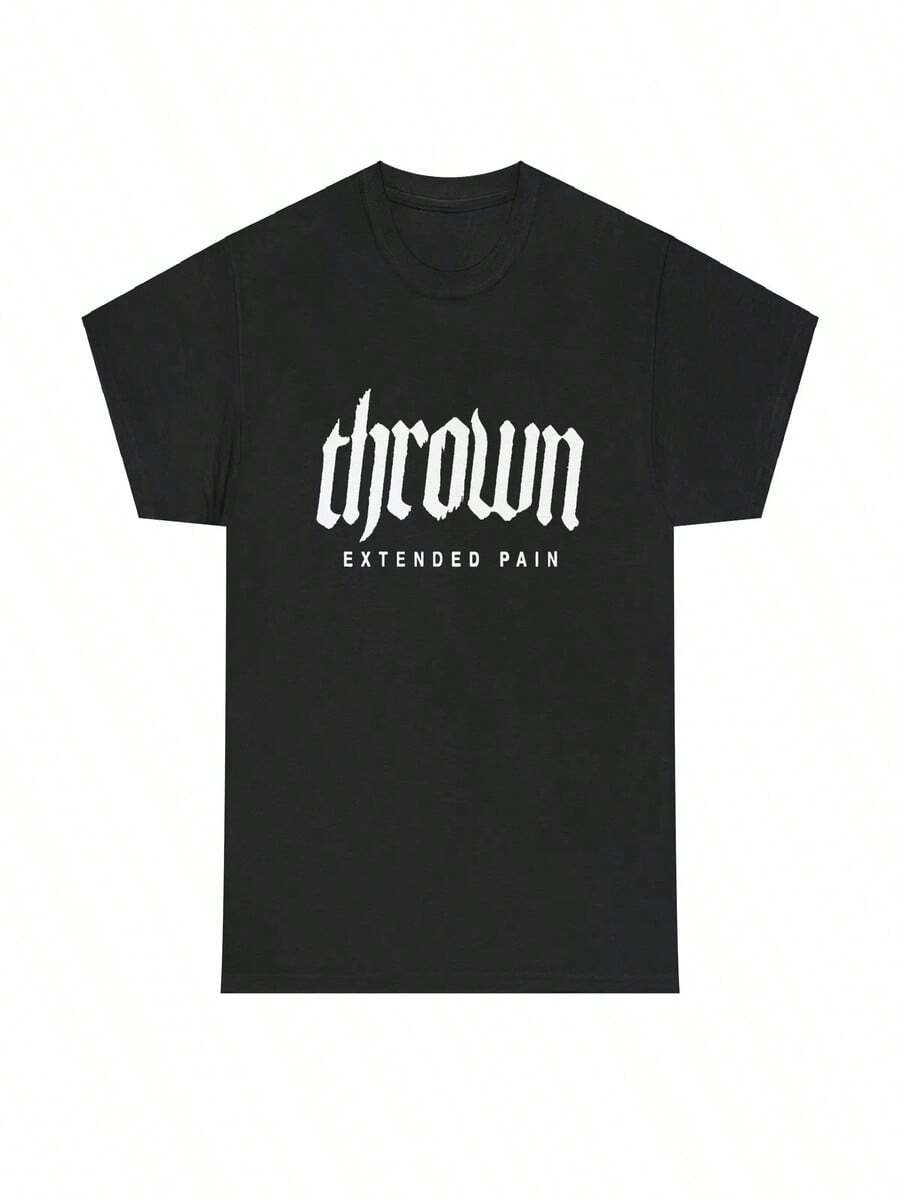 Camiseta de regalo de algodón puro de alta calidad con dise?o retro rock - Negro - Ver 1