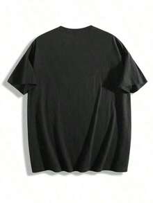 Camiseta de Algodón Negra con Versículo Bíblico, Cristiana, Dios, Salvador, Devoto, Regalo para Hombres, Camiseta de Jesús para Hombres (Unisex) - Negro - Ver 3