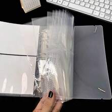 10 chiếc bao đựng ảnh trong suốt khổ A5, hai mặt, 1/4 ngăn, nạp ảnh từ trên xuống, dùng để thay thế các trang bao đựng ảnh. - Kiểu 1 - Xem 2