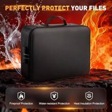 Bolsa impermeable para documentos con candado - como en la imagen - Ver 3
