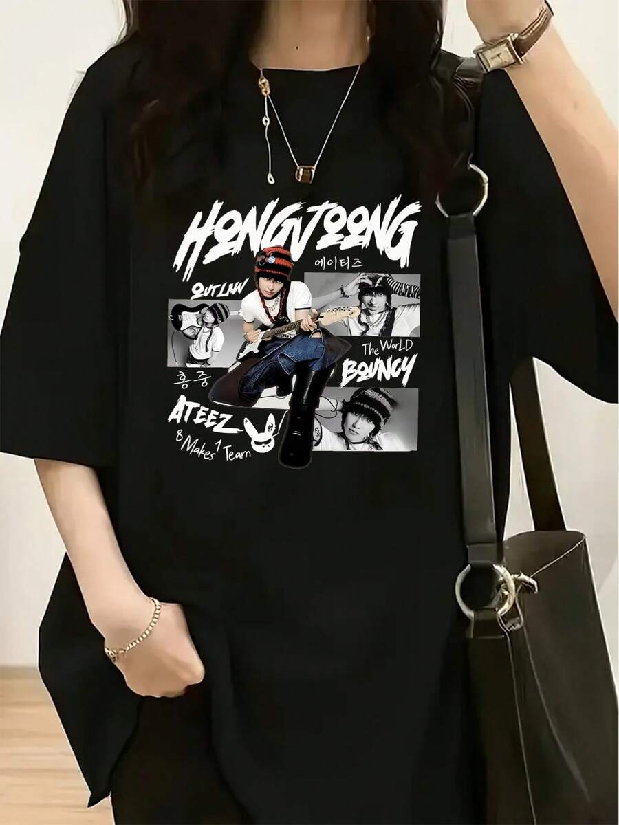 Women T-Shirts - Black - View 1
