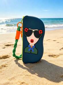 Bolsa de almacenamiento de gafas de moda para mujeres, bolsa para lápiz labial, coleteros, joyas, pendientes, bolsa de almacenamiento para artículos pequeños, gafas, gafas de moda, gafas de lectura, bolsa de almacenamiento de viaje, bolsa de cosméticos multifuncional lavable de silicona trenzada - Multicolor - Ver 3