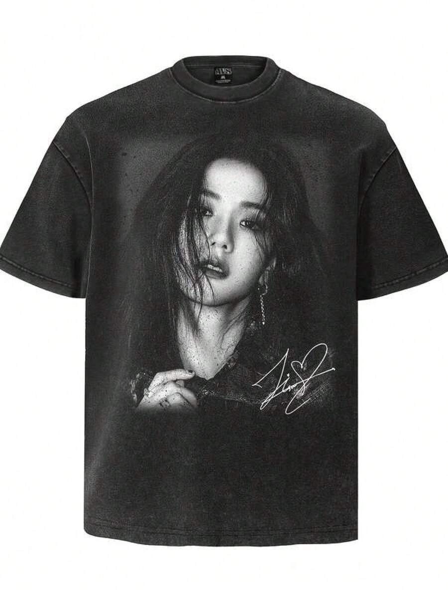 Camiseta versátil 2026Washed Loose Short Sleeve T‑Shirt for Men & Women, Soft Breathable Crew Neck Casual Tee, Regular Fit Streetwear Top, All‑Season Daily Wear for Holiday Gift,Camisetas para hombre, camisetas para mujer, estampados de anime, ropa imprescindible para apoyar el Mundial, camisetas gráficas para niños, adecuadas para el uso diario, camisetas para hombre, camisetas con temática de verano de 2026 - Negro - Ver 1
