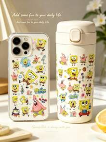 Patrick Japanese Sweet Style Toy & Candy Drip Glue Craft 3D Embossed Ocean Companion Anime Stickers, 3D Epoxy Resin Raised Glossy Waterproof Stickers With Multi-Layered Textured Feel, Durable Adhesion For Scrapbooks And Phone Case Decoration - Multicolor - View 5