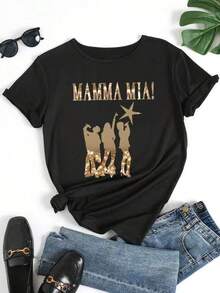 Women T-Shirts - Black - View 1
