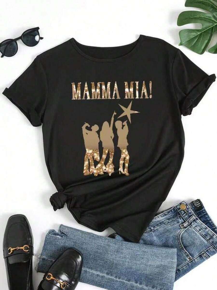 Women T-Shirts - Black - View 1