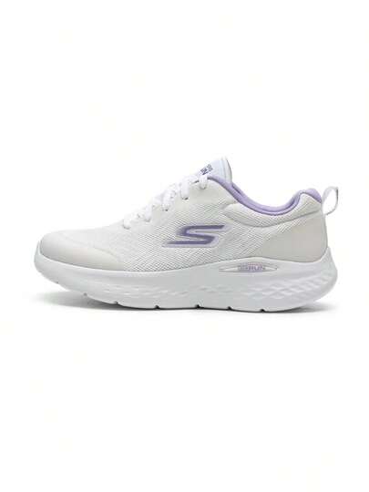 Skechers Women's Running Shoes GO RUN LIT, Women's Cushioned Running Shoes, Breathable Sports Shoes, Practical Training Shoes 129425-WPR