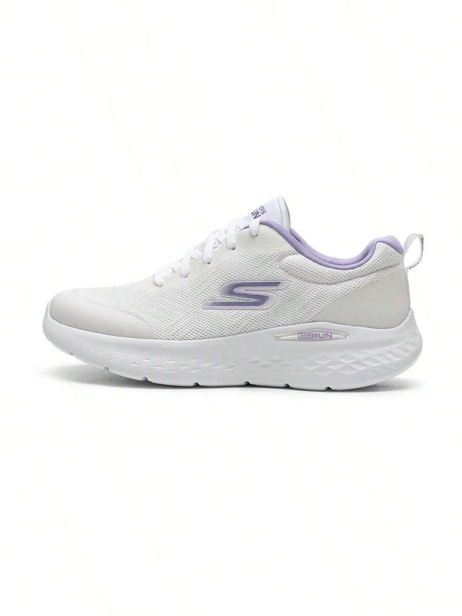 Skechers Giày chạy bộ nữ GO RUN LIT, Giày chạy bộ nữ có đệm, Giày thể thao thoáng khí, Giày tập luyện tiện dụng 129425-WPR - 129425-WPR - Xem 1
