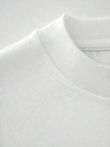 Camiseta de manga corta para hombre, cuello redondo, casual, 1 pieza, 100% algodón, 220g, estampada digitalmente por ambos lados con el logotipo de los Marines y un motivo de Estados Unidos. - Blanco - Ver 6