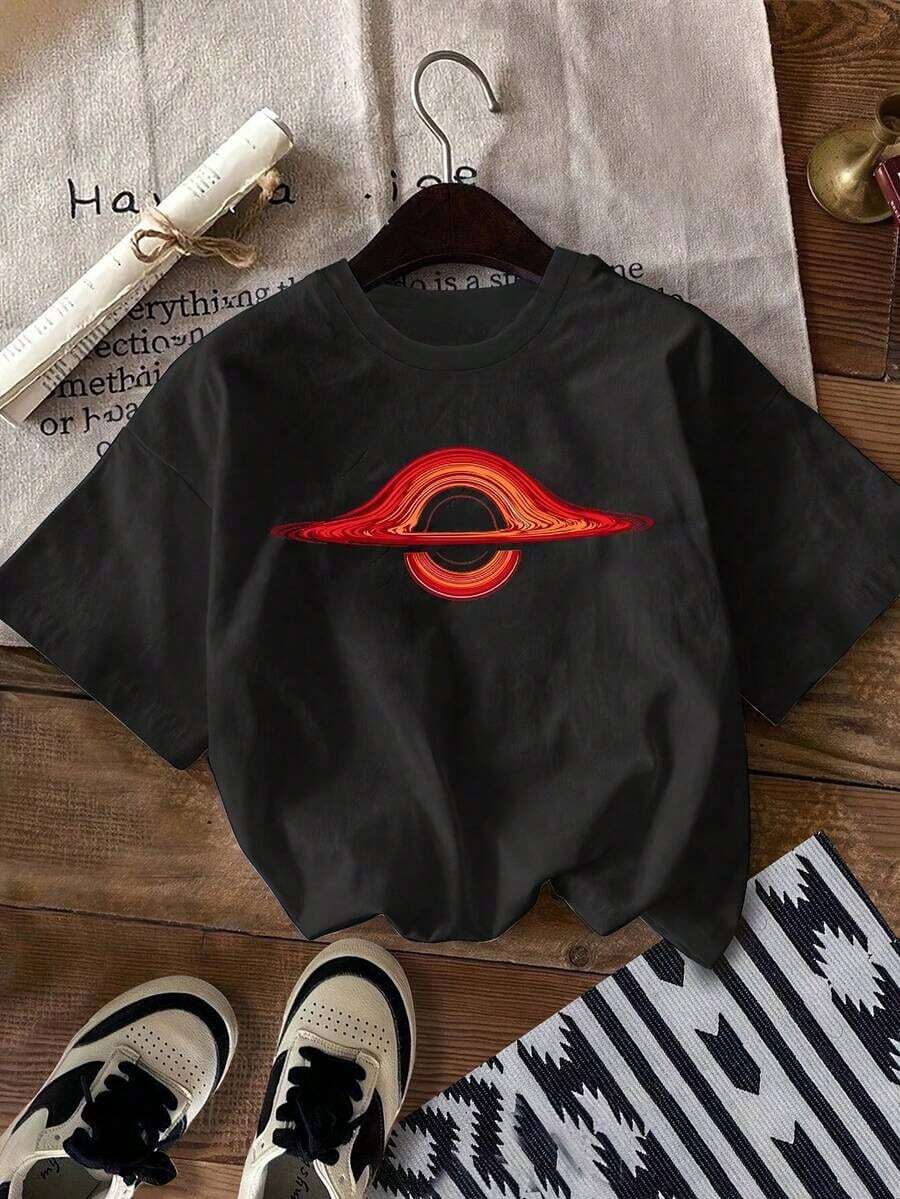 Esta camiseta de mujer presenta un diseño de agujero negro, mangas cortas, cuello redondo y un estilo informal, lo que la convierte en una opción ideal para la primavera y el verano. flash oferta.Artículos de moda y supers Recomendado por mucha gente Muy buena calidad YHXF - Negro - Ver 1