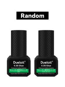 Dueloit Lem Ekstensi Bulu Mata Tahan Lama 0,3 detik, 6ml Hitam, Tahan 6-8 Minggu, Penggunaan Ekstensi Bulu Mata Semi-Permanen Profesional, Perlengkapan Profesional, Rondom - Hitam - View 9