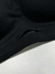 Plus Size Women's Solid Color Bra - Soft, Comfortable, Adjustable Straps - Black - View 7