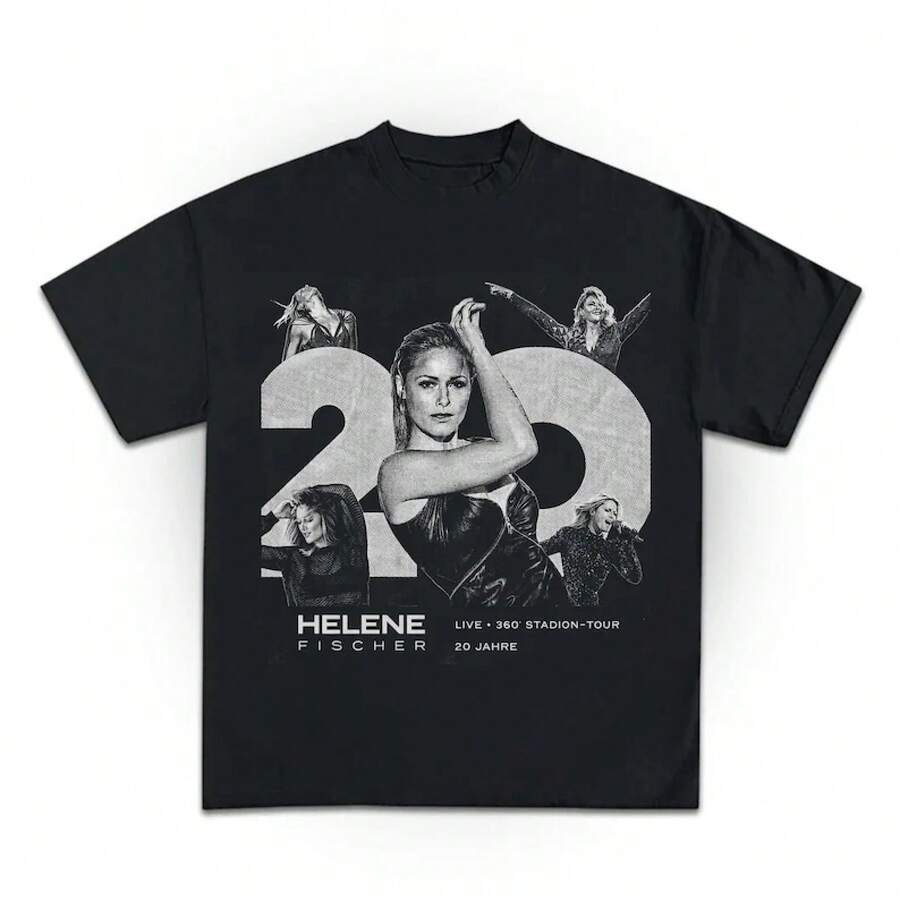 Men T-Shirts - 黑色 - 查看 1
