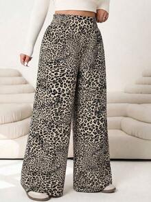 Pantalones casuales nuevos para otoño/invierno 2025, adecuados para salidas, uso diario casual, fiestas, ir al trabajo, volver al colegio, citas, hogar, fiestas de cumpleaños y múltiples ocasiones.Corte relajado, cintura elástica, pierna ancha, - Multicolor 2 - Ver 6
