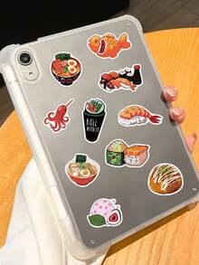 55pcs Japanese Food Stickers For Laptop Suitcase Storage Box Scrapbook Decor DIY Doodle Stickers - A - View 4