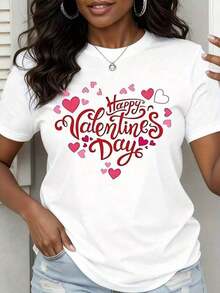 Under The RadarCamiseta holgada estampada% algodón, camiseta blanca de mujer con estampado de corazón para el Día de San Valentín, camiseta linda de amor para mujeres, regalo casual de San Valentín, camiseta del Día de San Patricio, camiseta de, de, ropa de hombre, playera de hombre, camisas de hombre, blusas para mujer, camisas de mujer, camiseta gráfica, camisetas, San Valentín-Vintage Street Style Unisex Loose Cotton Short Sleeve Crew Neck T-Shirt - Blanco - Ver 1
