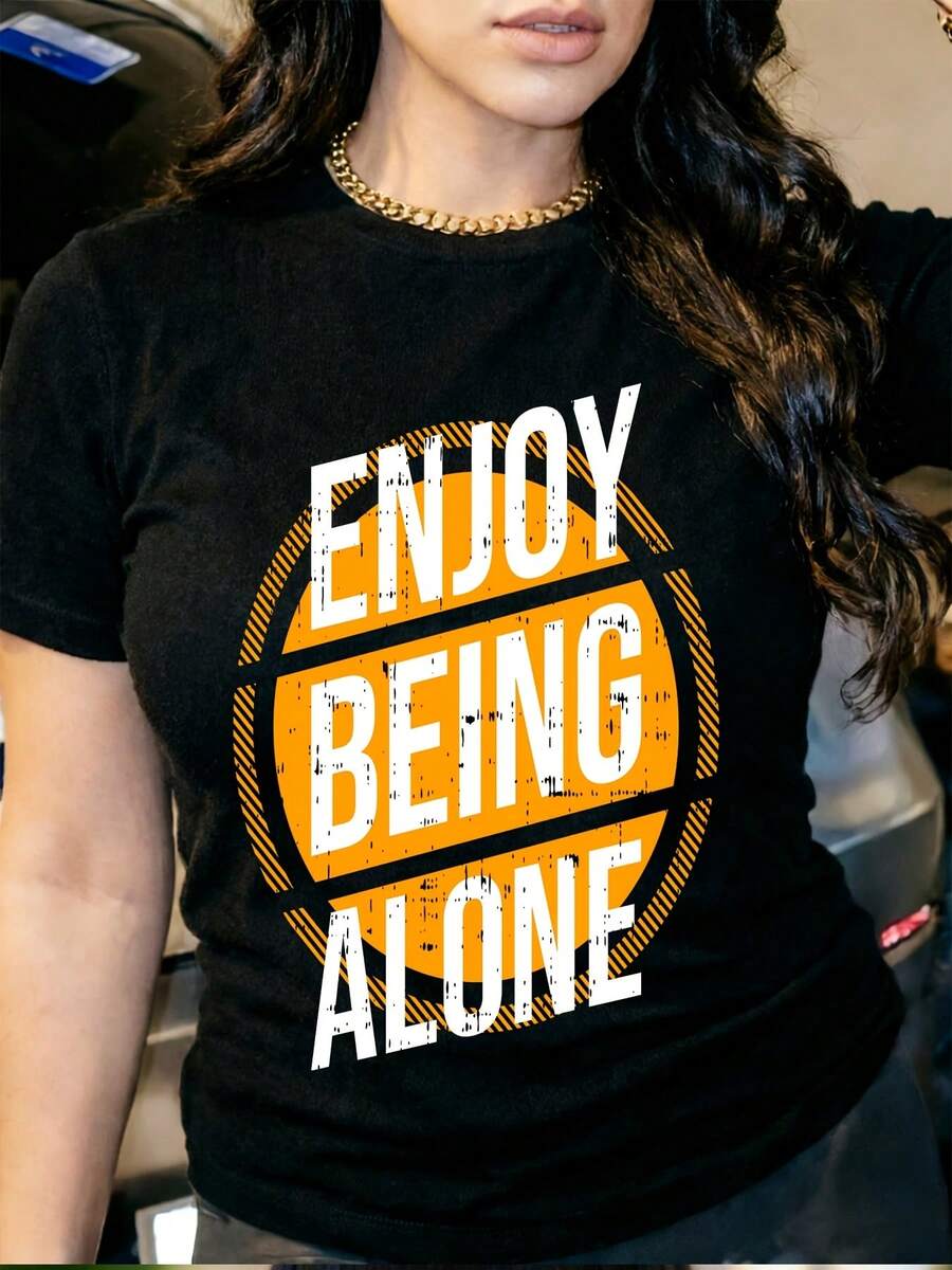 Camiseta de mujer 100% algodón| Ropa casual suave y cómoda| de verano modernas y frescas| El regalo perfecto para amigos, familiares y colegas.| La opción ideal para actividades de team building y ocio.| Diseño para Entusiastas del Ciclismo de Descenso - Negro - Ver 1