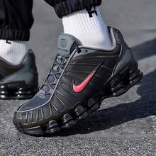 Nike Giày thể thao nam SHOX TL SE kiểu dáng đơn giản, thường ngày. - Xám/Đen - Xem 6