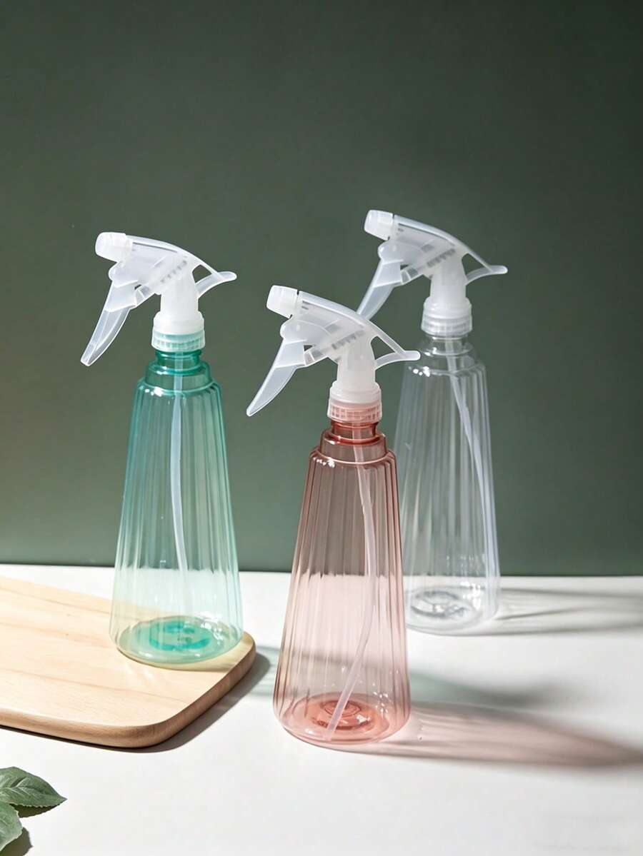 1pc 16.9oz Adjustable Spray Bottle Empty Plastic Storage Container Gardening Watering Can, Used For Watering Flowers And Disinfection