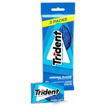 Trident Original Flavor Sugar-Free Chewing Gum, 3 Packs Of 14 Pieces (42 Total Pieces) - Original - View 12