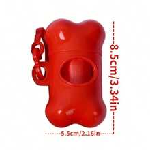Bone Shape Dog Poop Bag Dispenser With 15 Bags, Portable Waste Bag Holder For Cat Dog Outdoor Walking - View 2