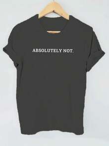 Plus Sizes - Plus Sizes - Women's Short Sleeve Summer T-Shirts With Stylish Prints - 深灰色 - 查看 1
